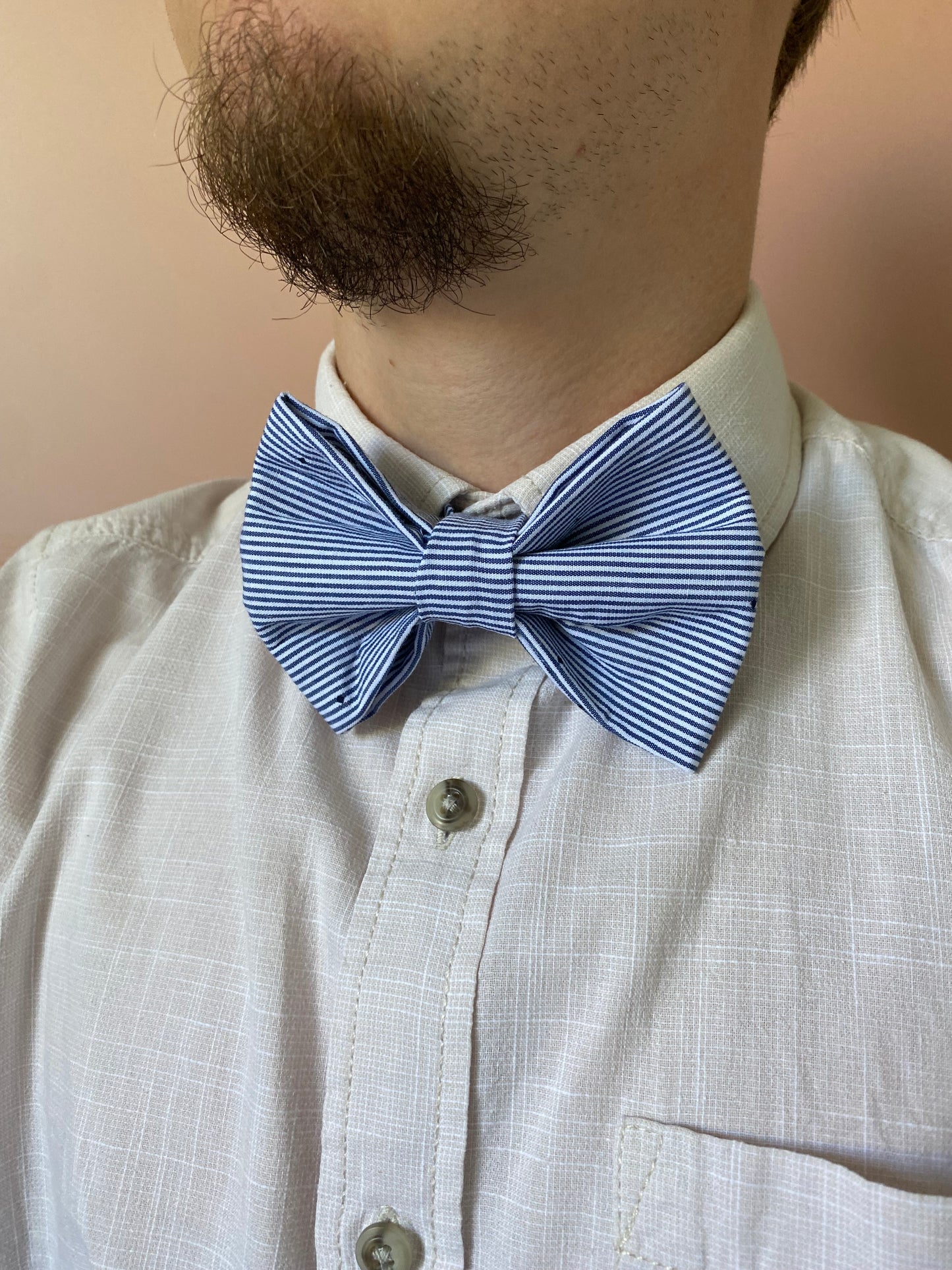 Assortiment pour homme à rayure bleu et blanc 🤵🏻♂️