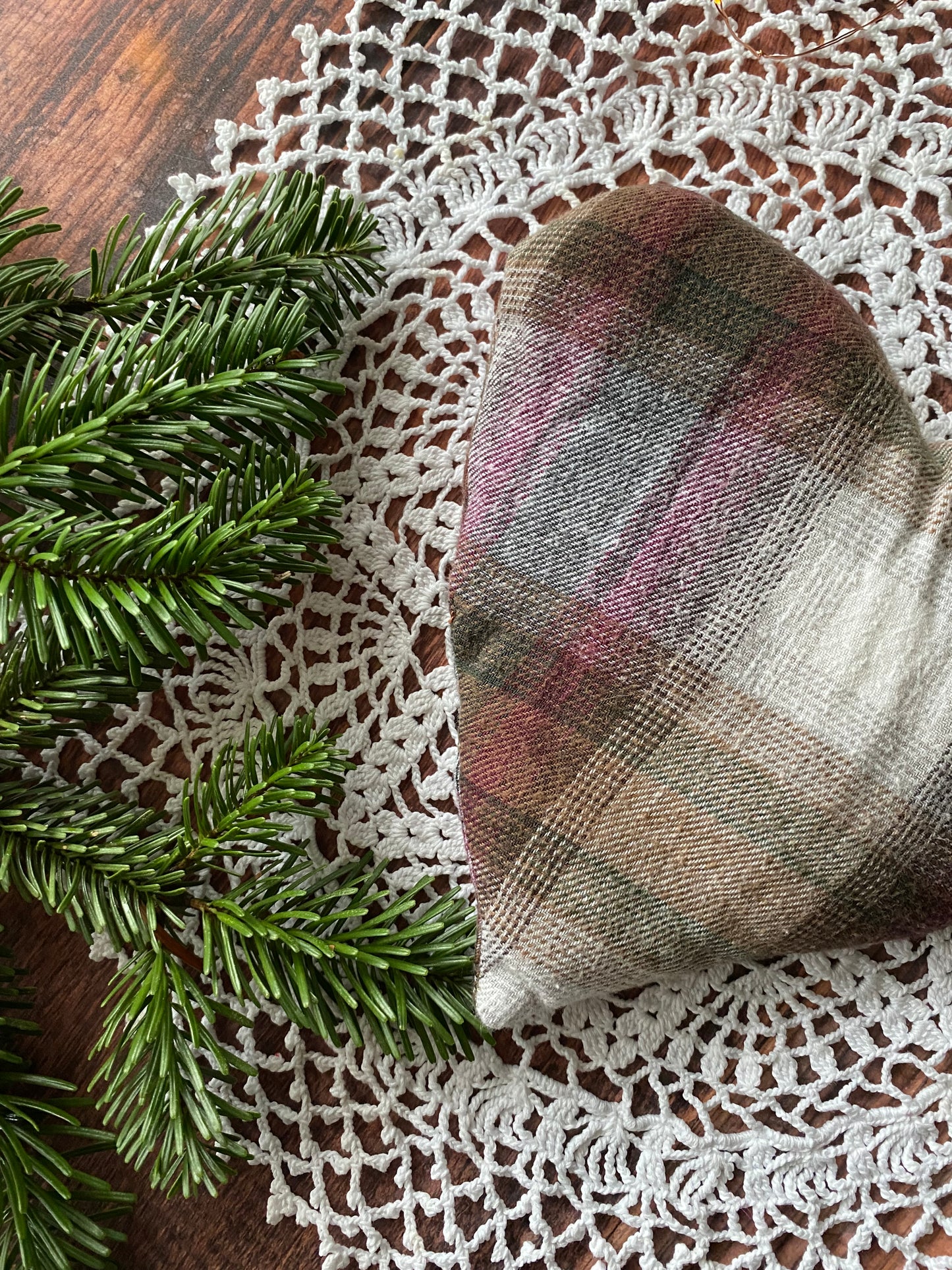 Bouillotte en forme de cœur en flannelle ❤️