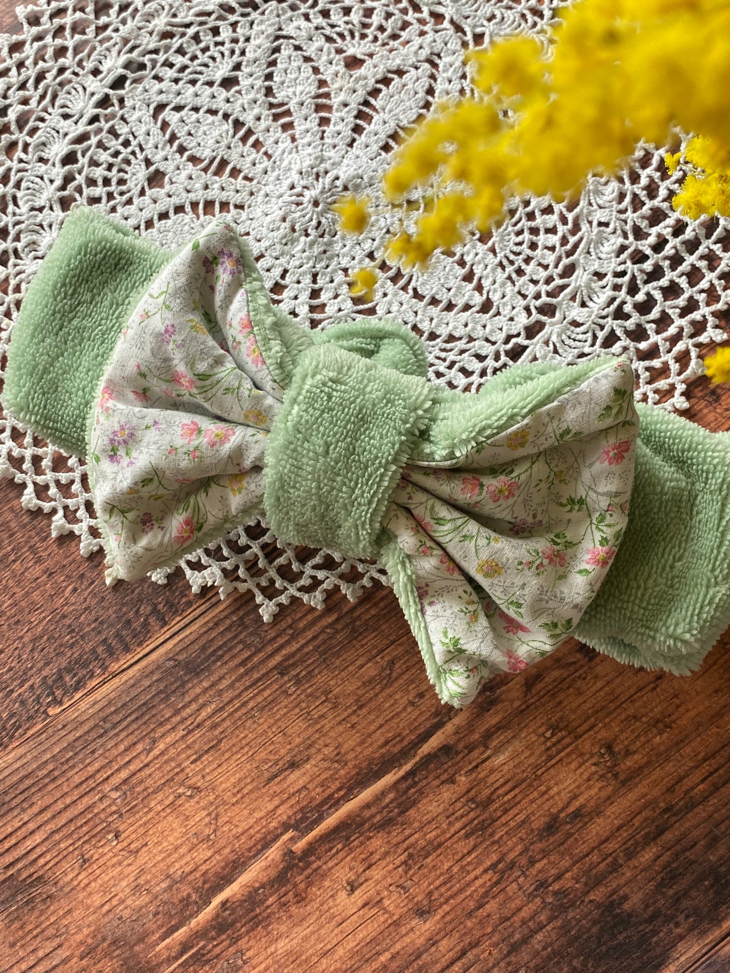 Bandeau de soin visage noeud