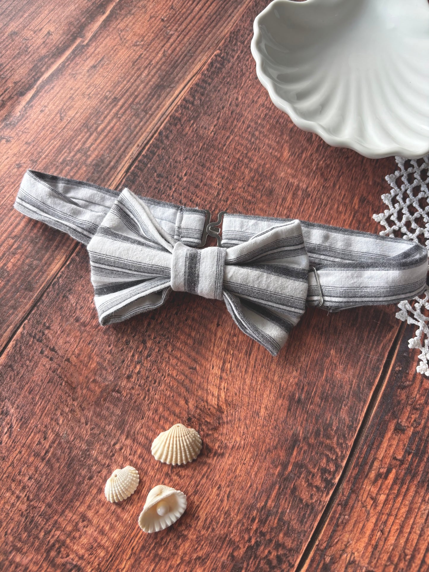 Assortiment de noeud papillon homme - rayure grise 🤵🏻‍♂️
