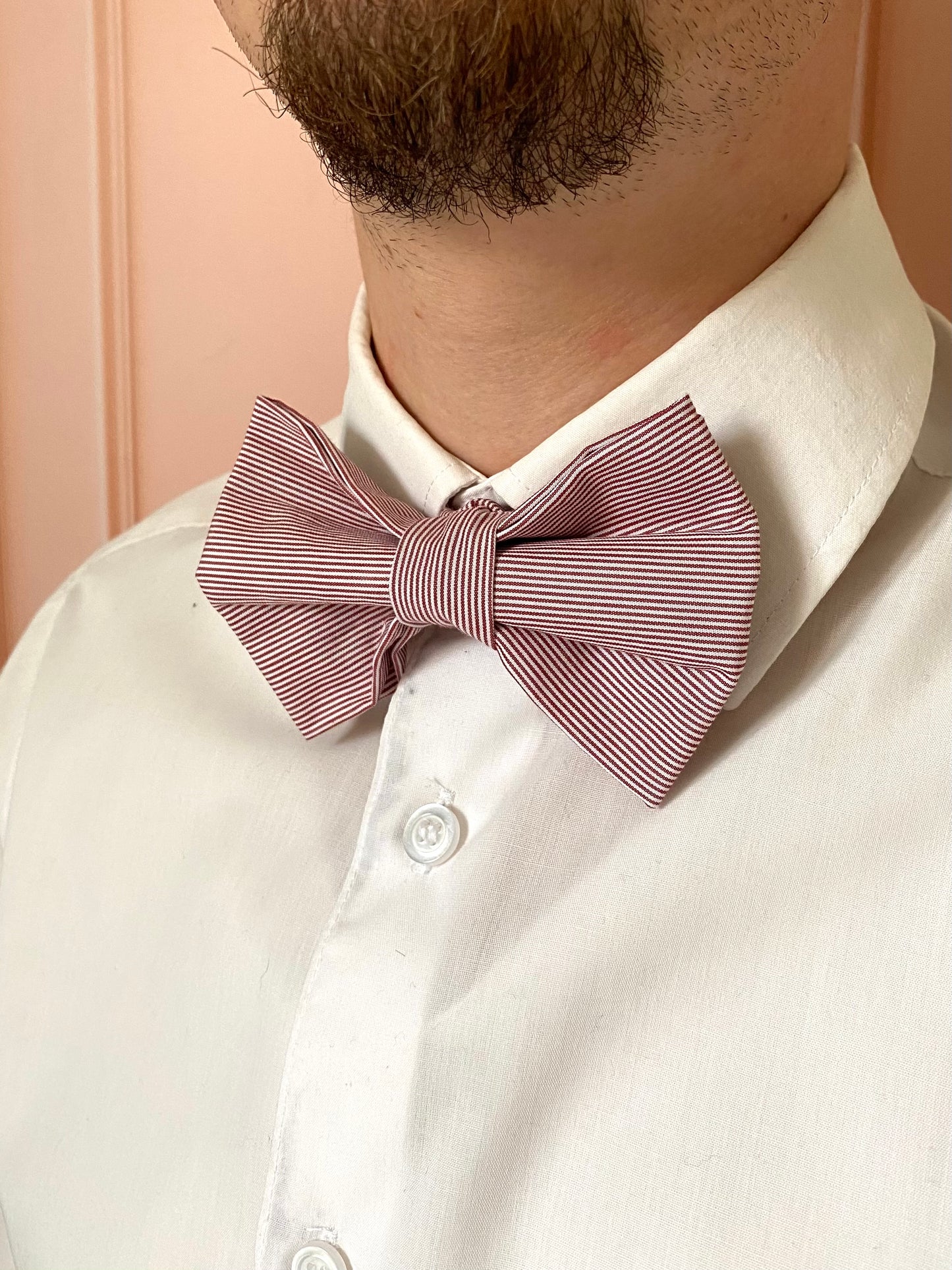 Assortiment pour homme à rayure rouge 🤵🏻‍♂️