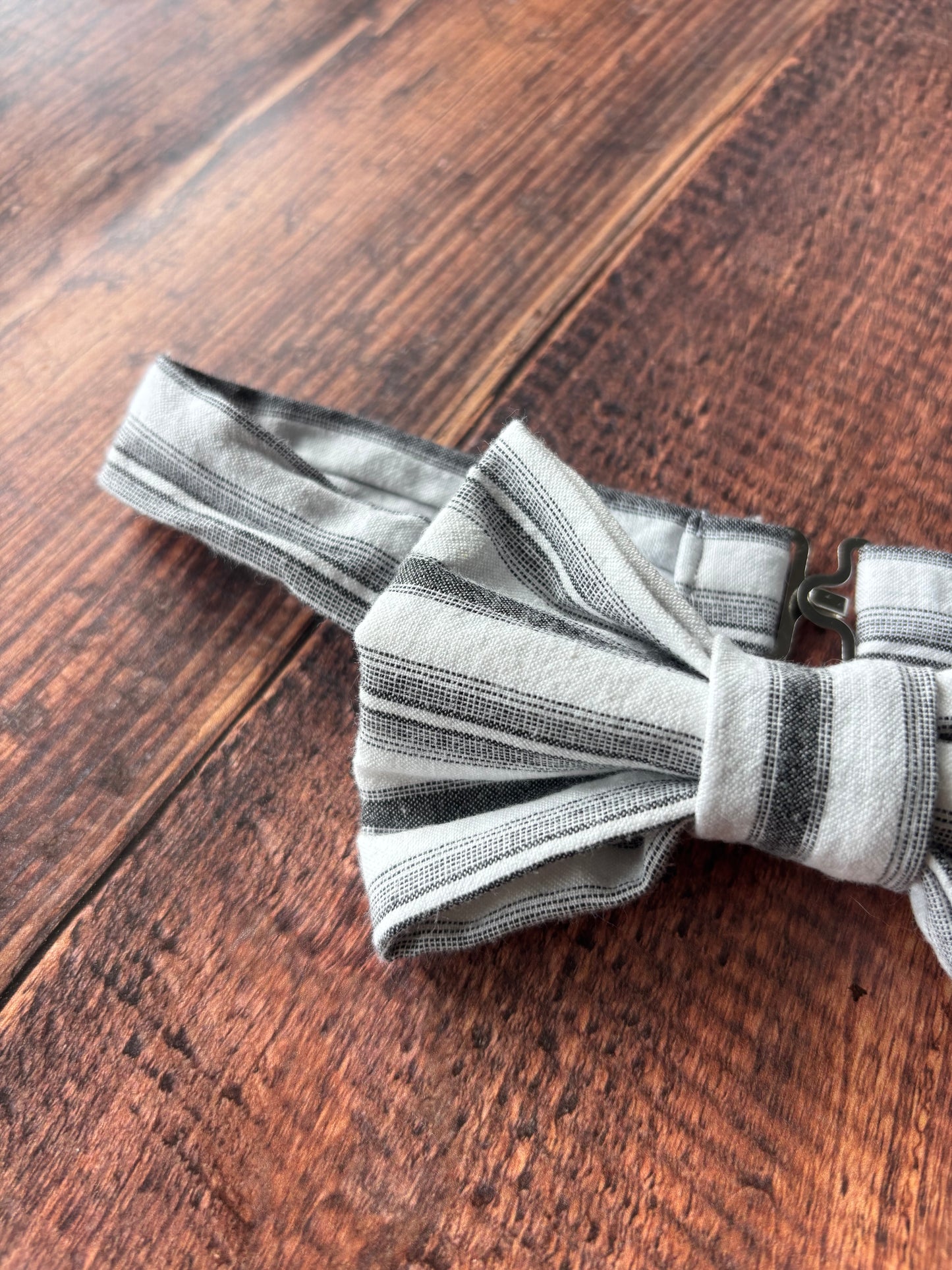 Assortiment de noeud papillon homme - rayure grise 🤵🏻‍♂️