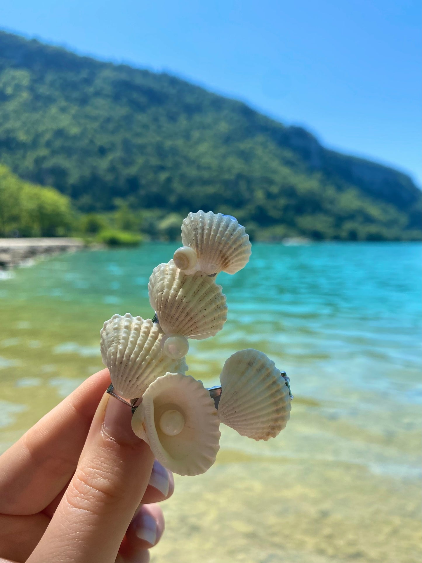 Barrette coquillage - grand ou moyen 🐚