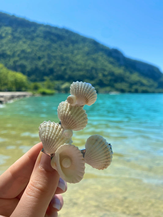 Barrette coquillage - grand ou moyen 🐚