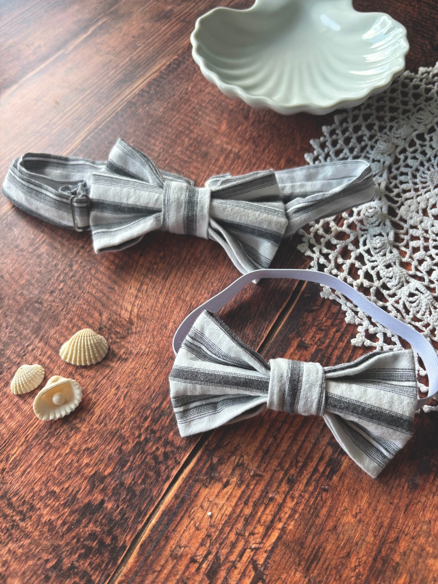 Assortiment de noeud papillon homme - rayure grise 🤵🏻‍♂️