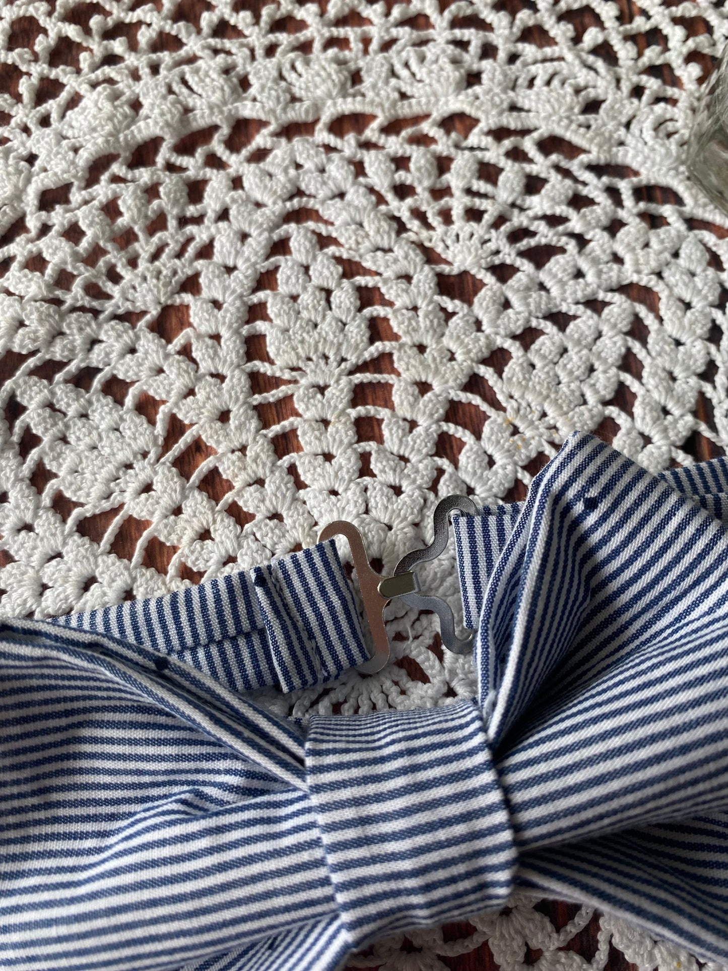 Assortiment pour homme à rayure bleu et blanc 🤵🏻‍♂️