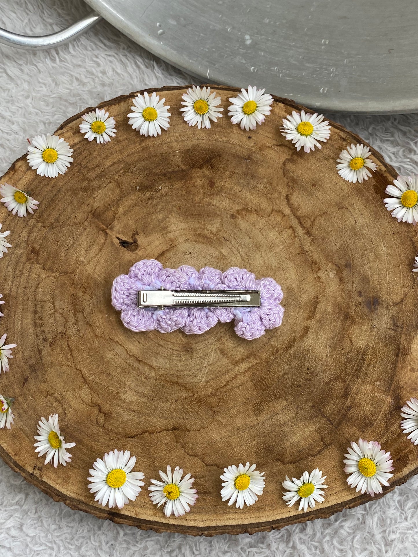 Barrette trompée fleur 🌼