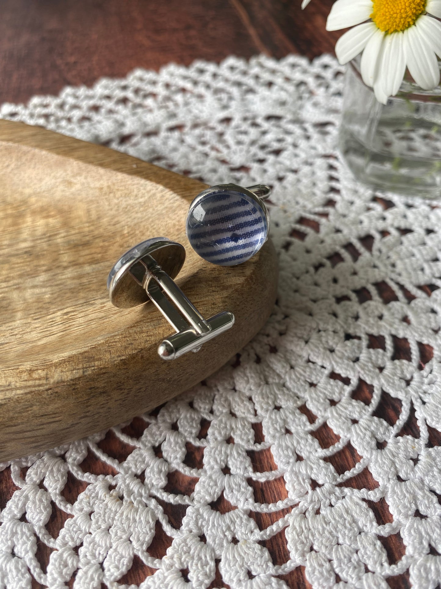 Assortiment pour homme à rayure bleu et blanc 🤵🏻‍♂️