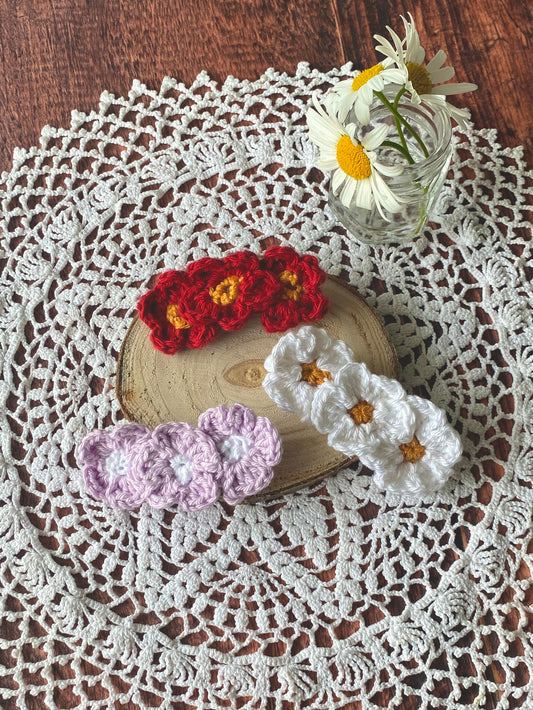 Barrette trompée fleur 🌼