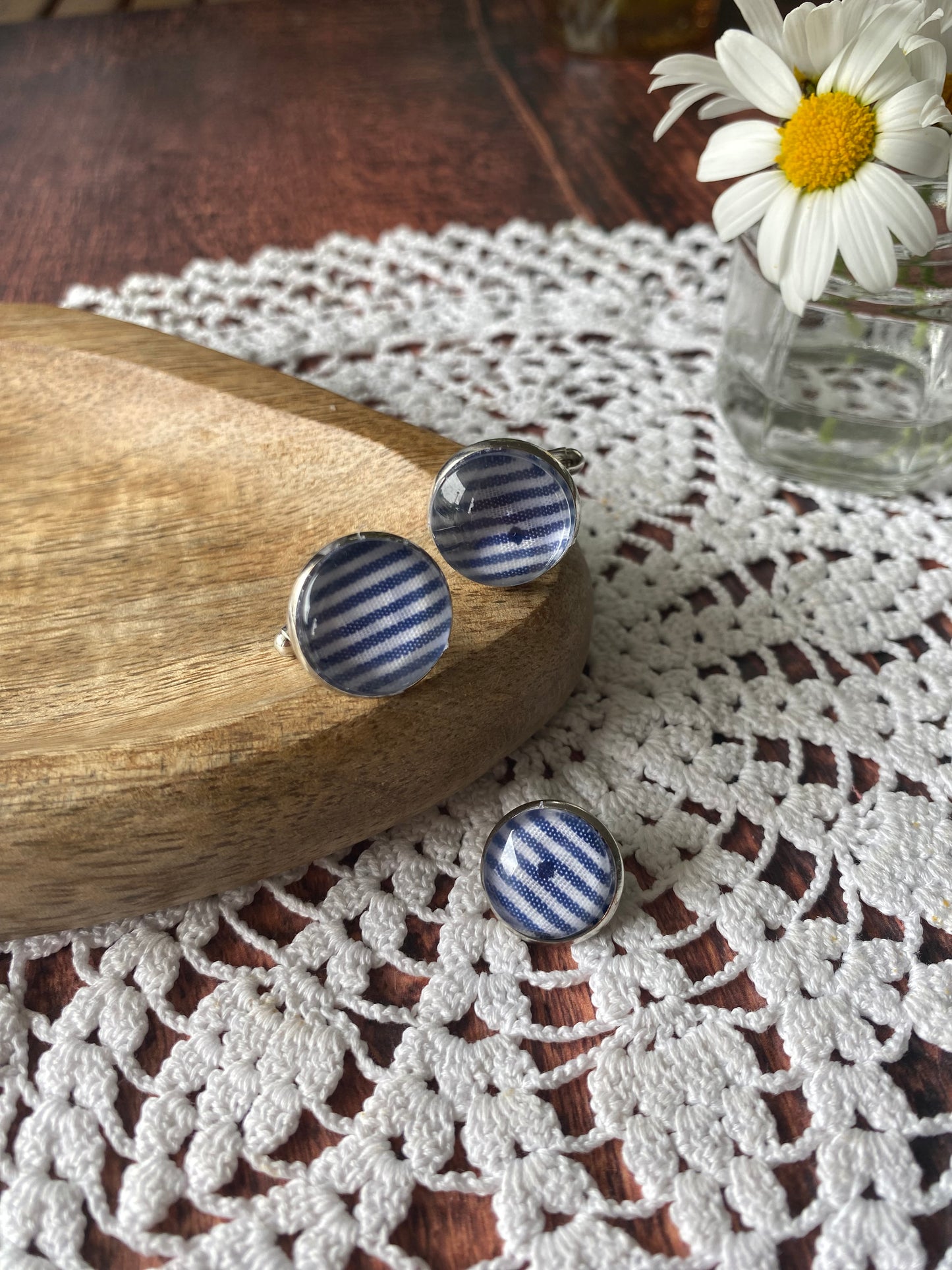 Assortiment pour homme à rayure bleu et blanc 🤵🏻‍♂️