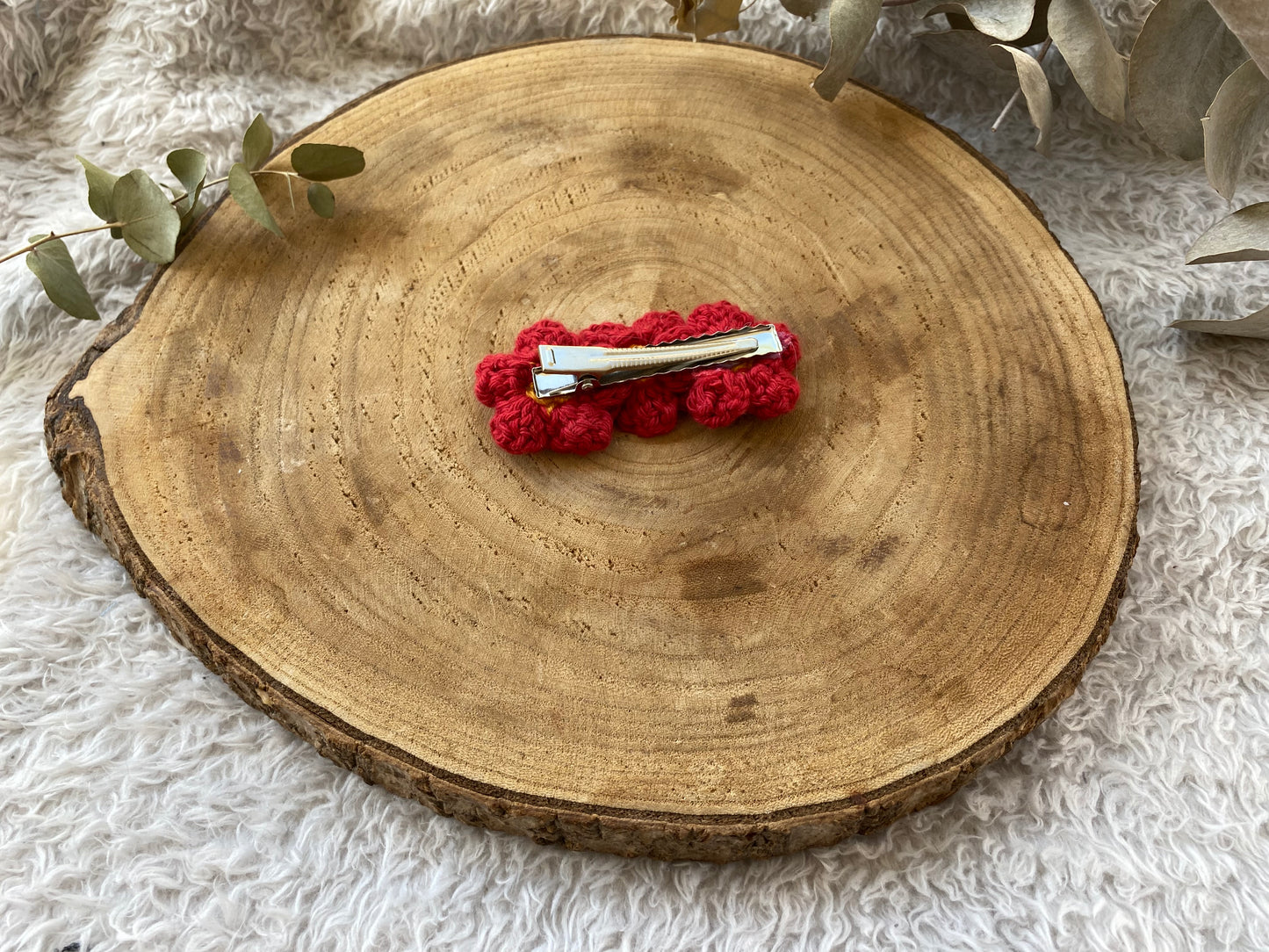 Barrette trompée fleur 🌼