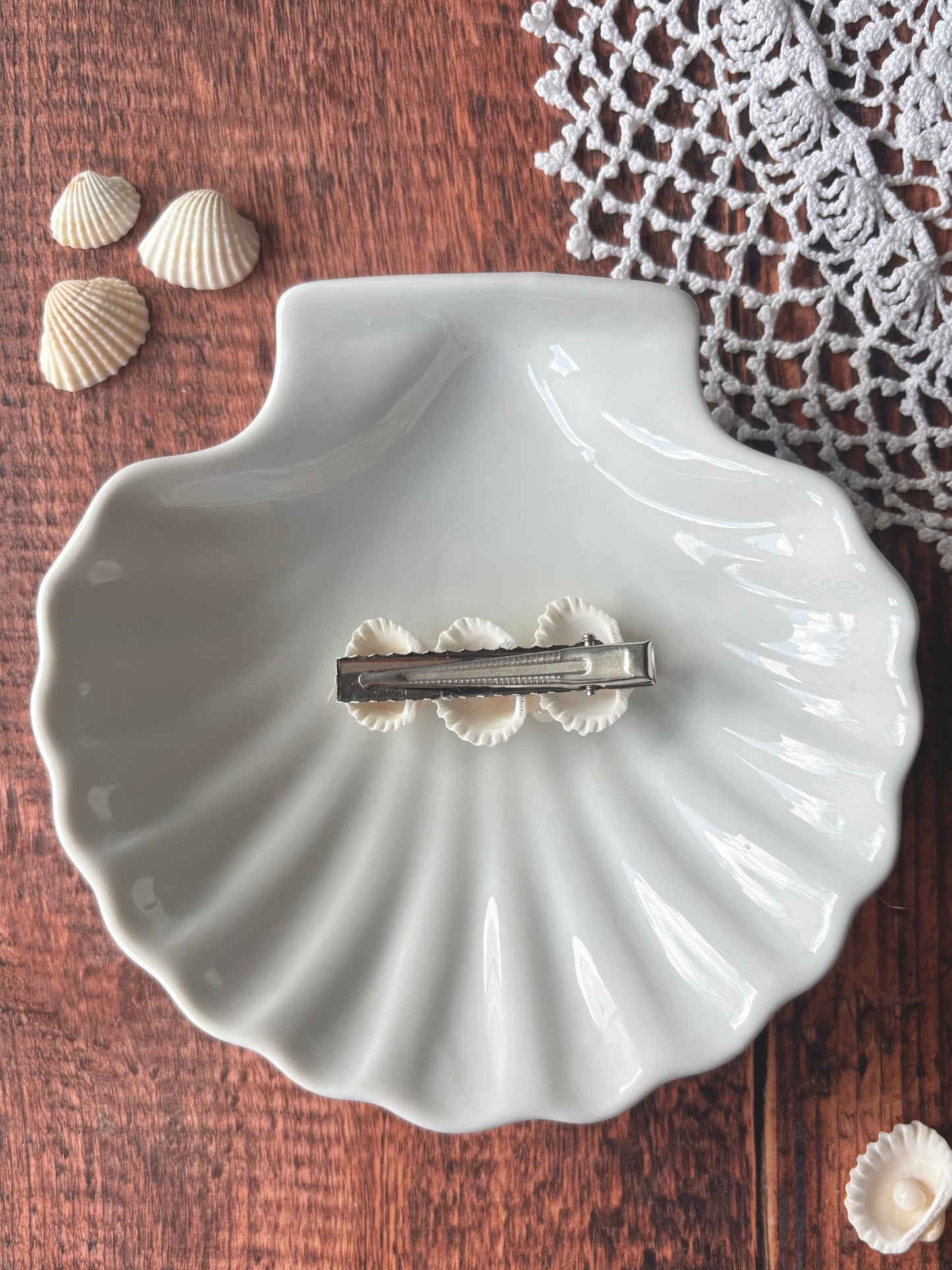 Barrette coquillage - grand ou moyen 🐚