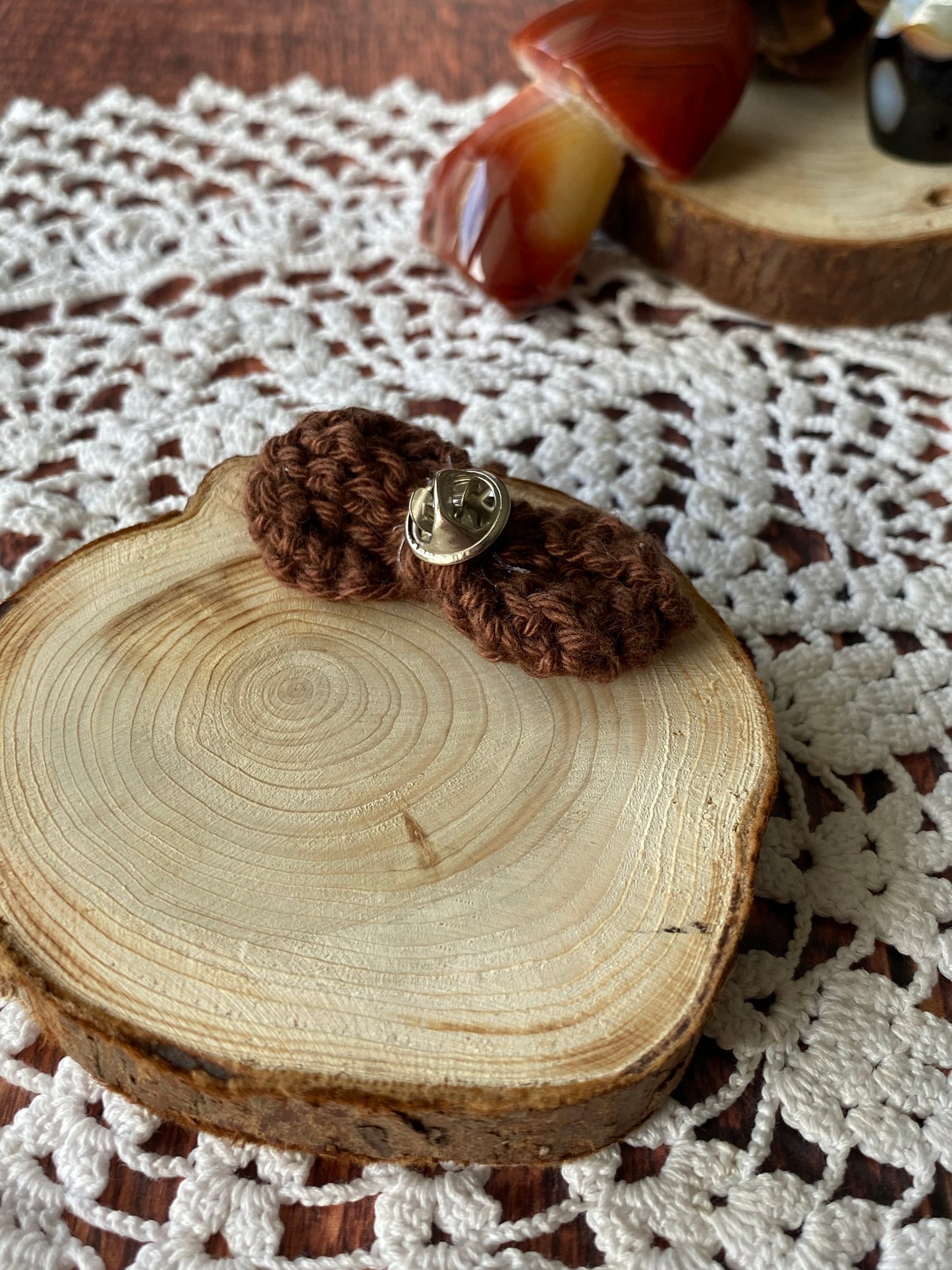 Pins à costume en crochet noeud papillon
