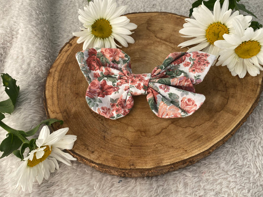 Barrette papillon à fleur  🦋