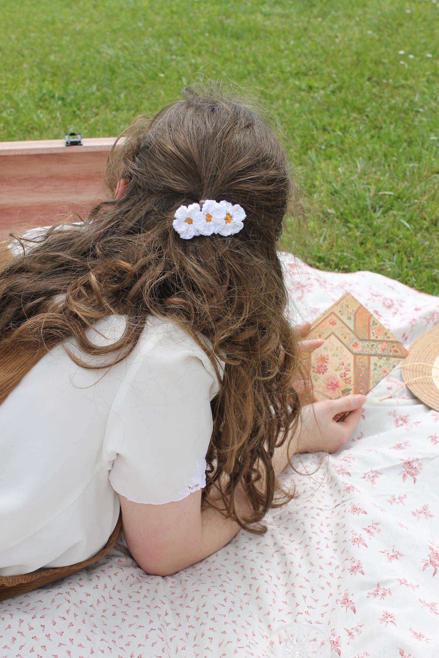 Barrette trompée fleur 🌼
