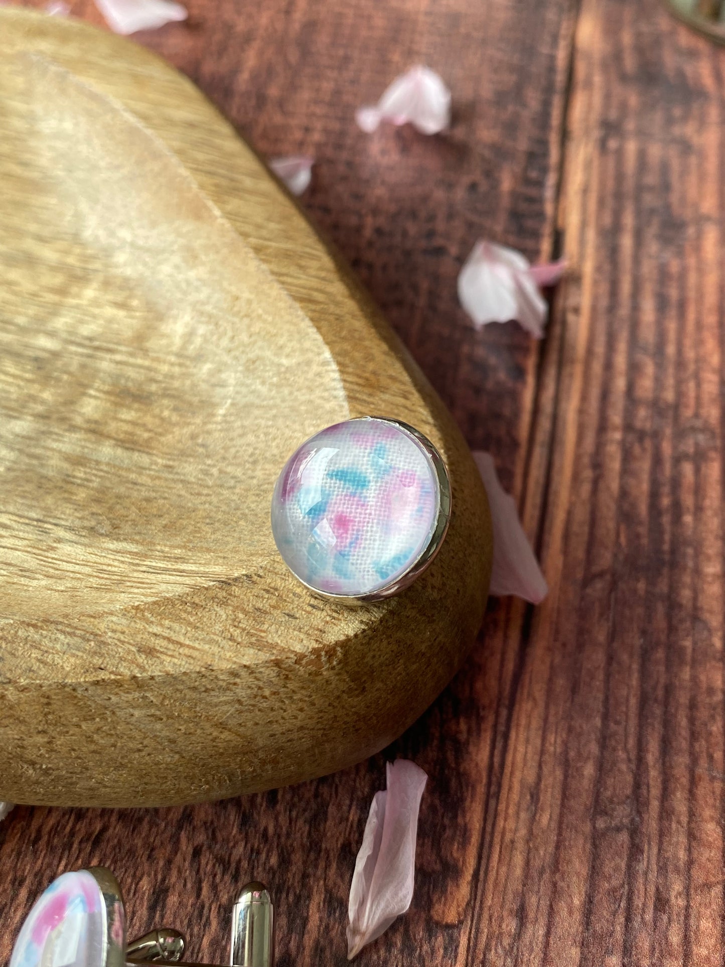 Assortiment pins à costume et bouton de manchette rose et bleu 🤵🏻‍♂️