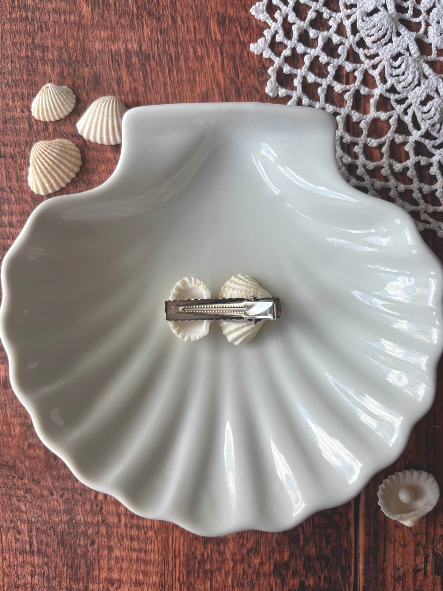 Barrette coquillage - grand ou moyen 🐚