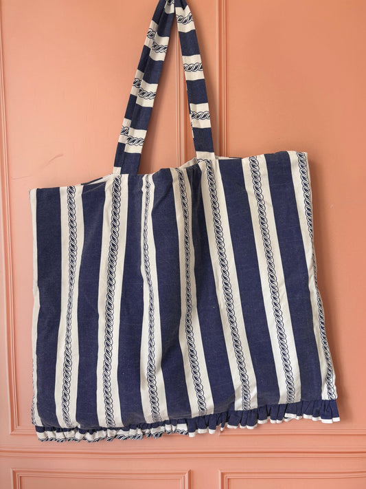 Tote bag en coton - motif marin ⚓️