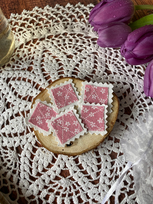 Timbre en tissus pour scrapbooking